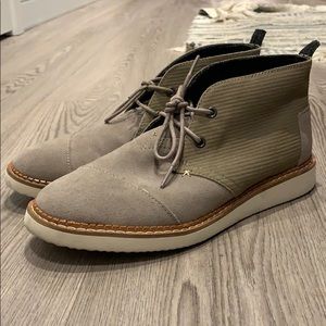 TOMS Men’s Chukka Boots - Tan Size 8